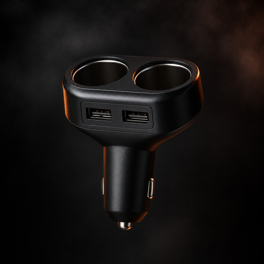 Répartiteur Allume-Cigare 2 Prises + USB — Gardez tout chargé