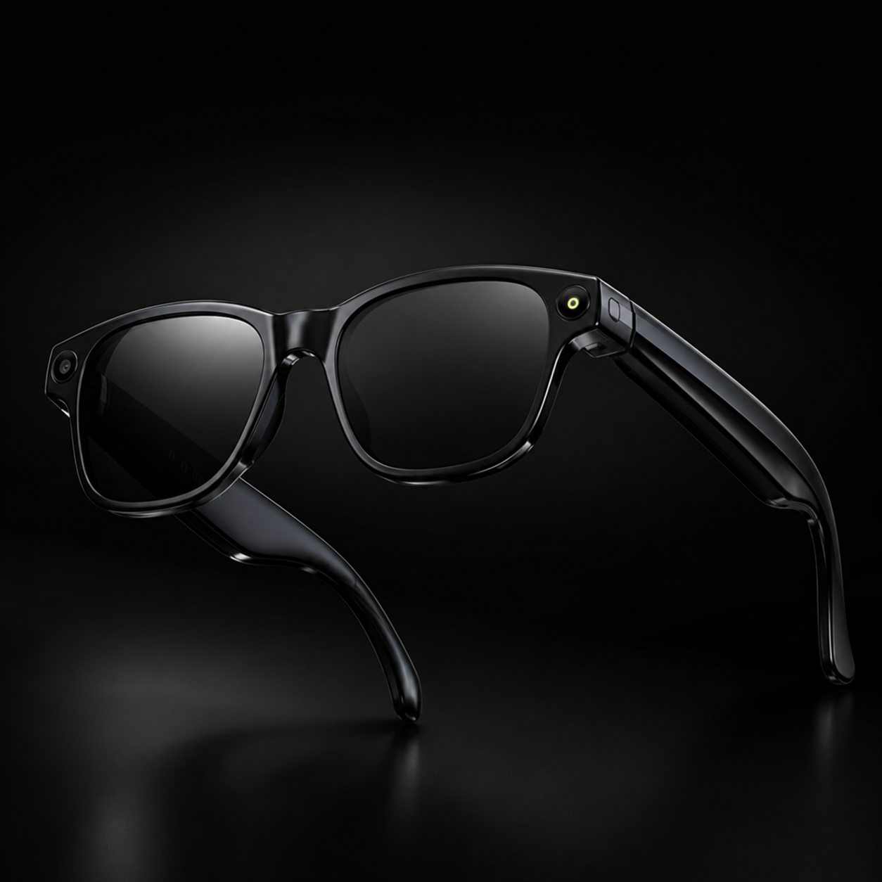 Lunettes connectées 4K IA | Caméra HD mains libres, Contrôle Vocal & Appels Bluetooth